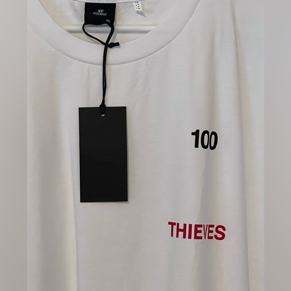 100 Thieves Numbers T-Shirt - Picture 4 of 6